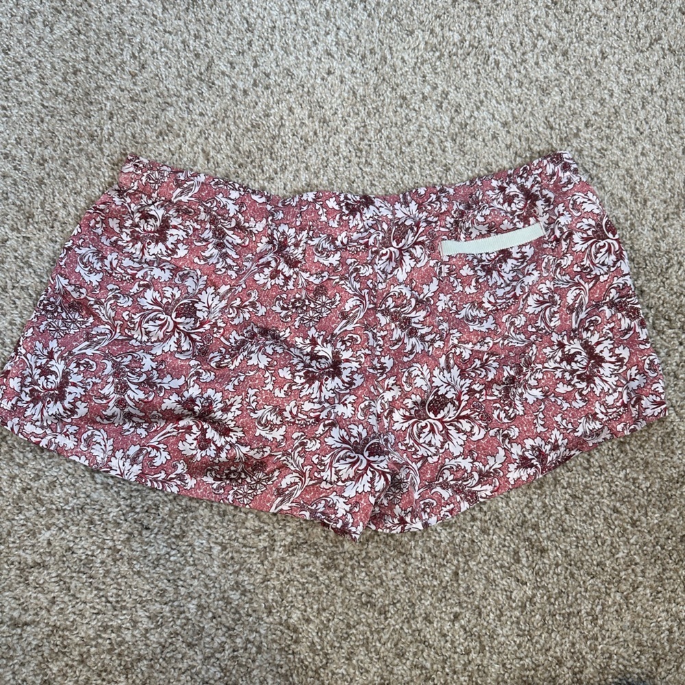 Victoria’s Secret 100% silk sleep shorts size small drawstring waist floral - Picture 4 of 4